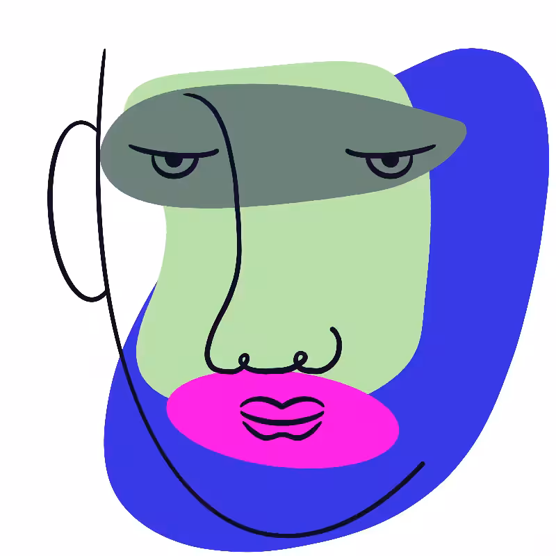Contour Faces #5