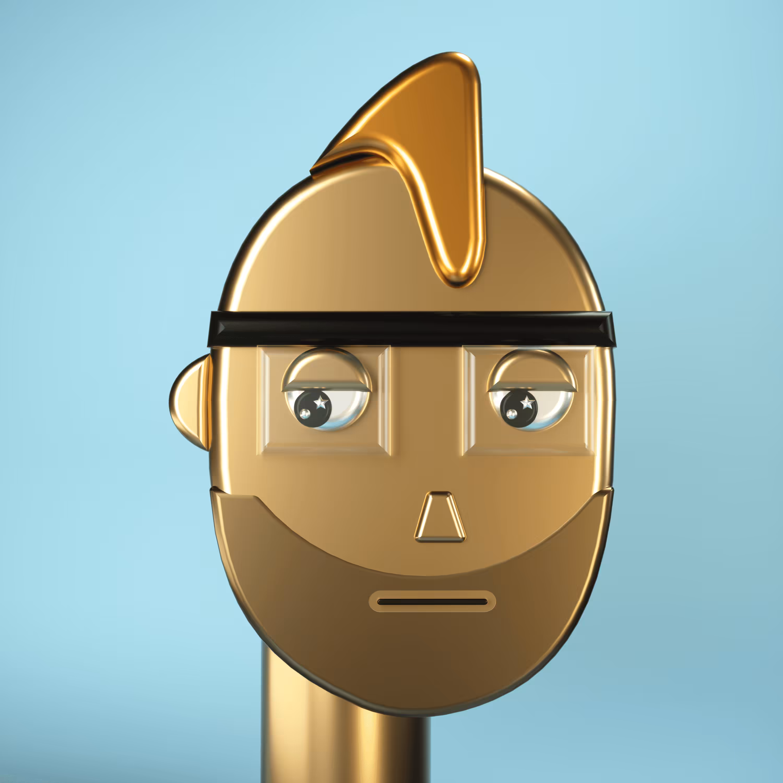3D Chrome Punk #0740