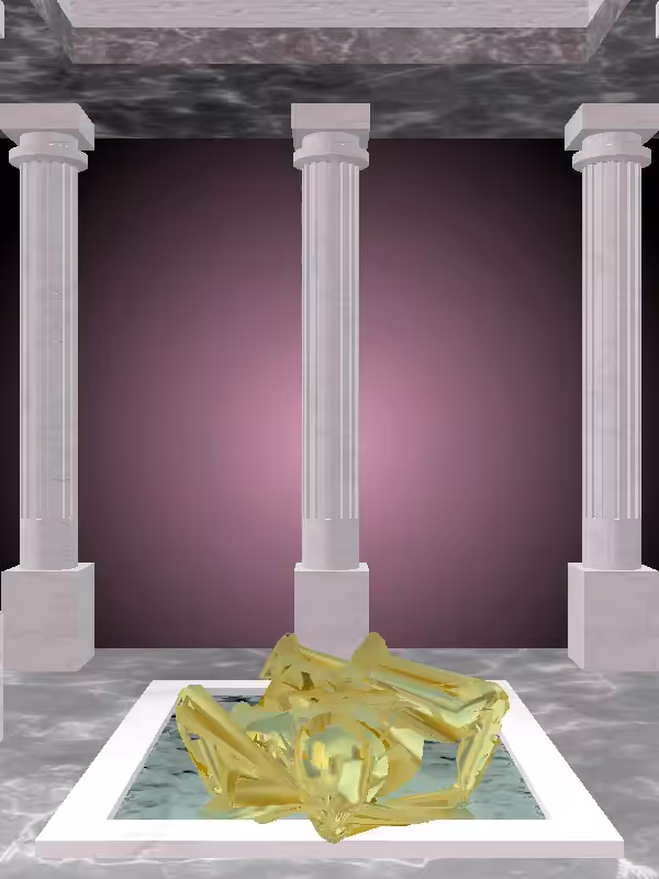 HeavenComputer: The Athletic Green-Golden Goblet Man #2634