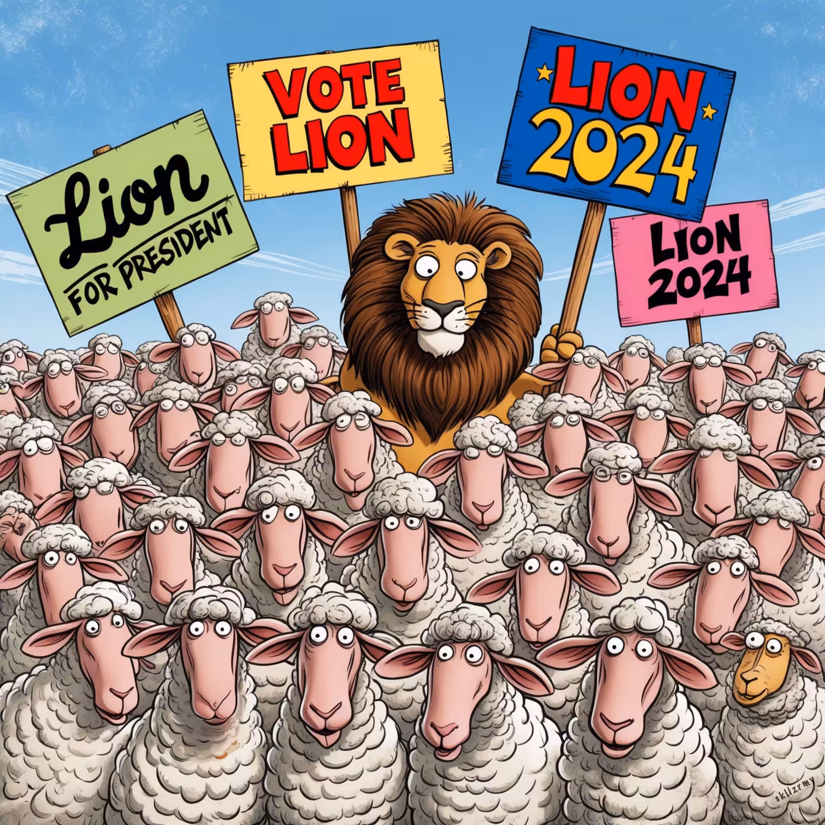 Vote Lion. BaaaAAaaa