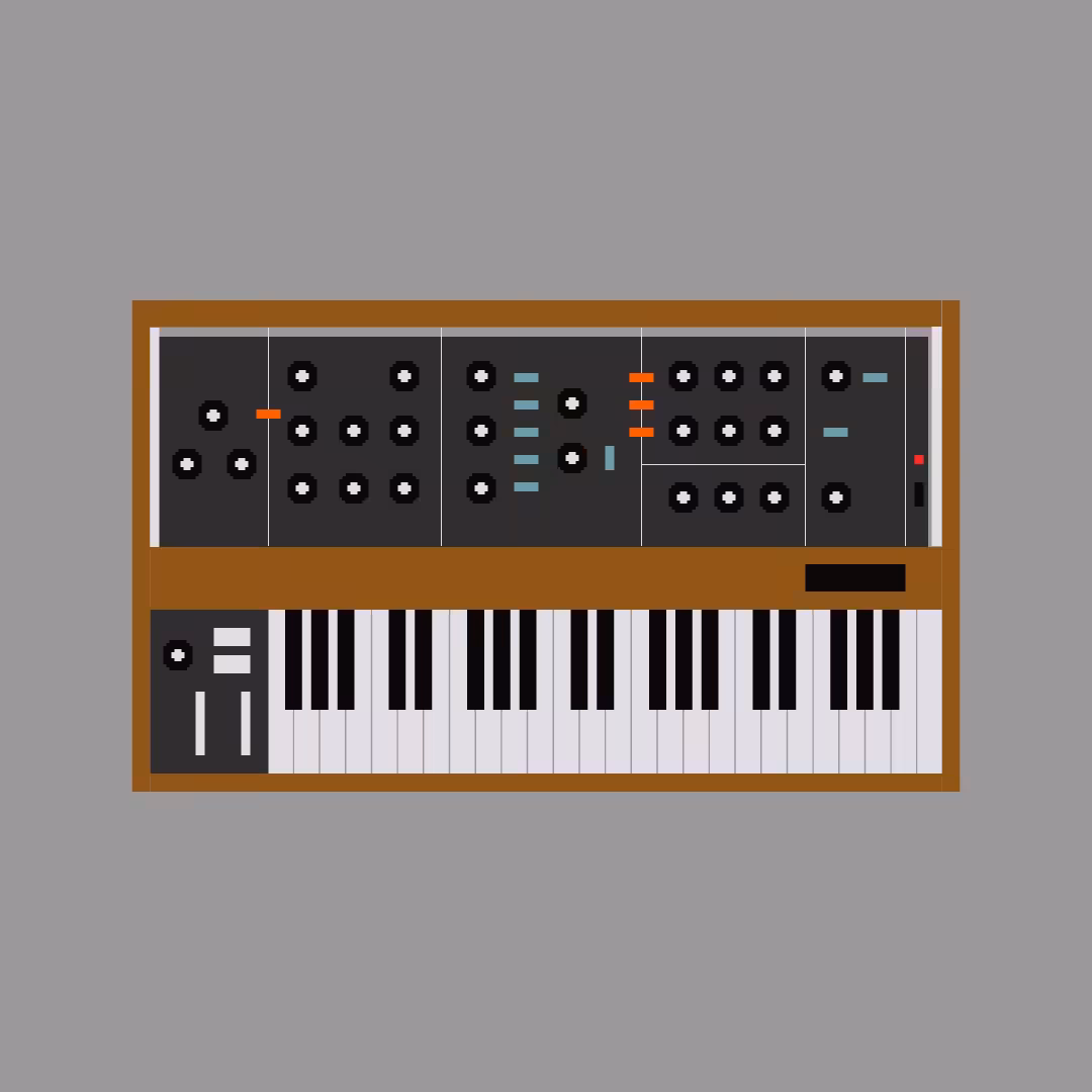 Pixels:MiniMoog