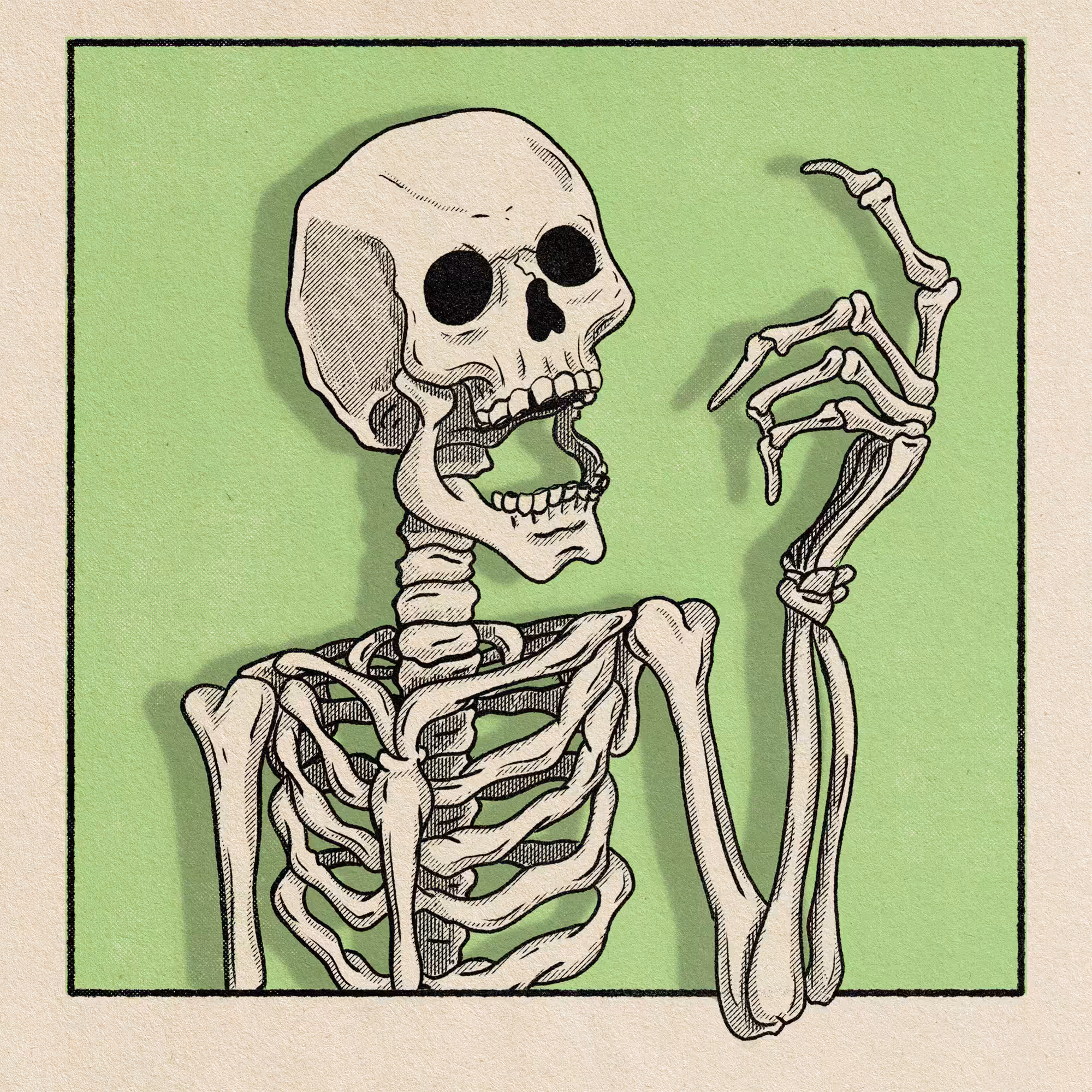 Necro Paradise Illustration 2: Dead Polaroid #1