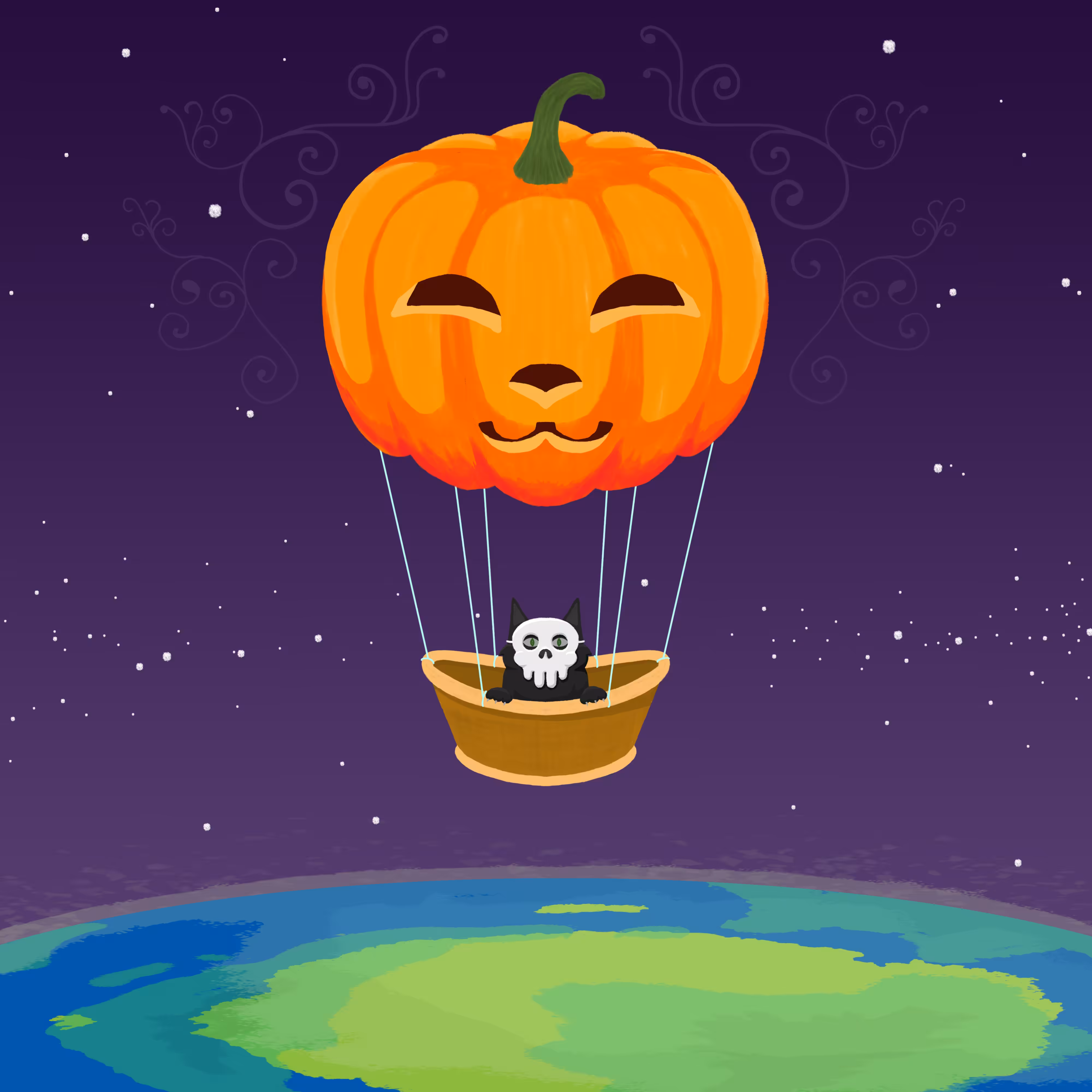 flying pumkin 