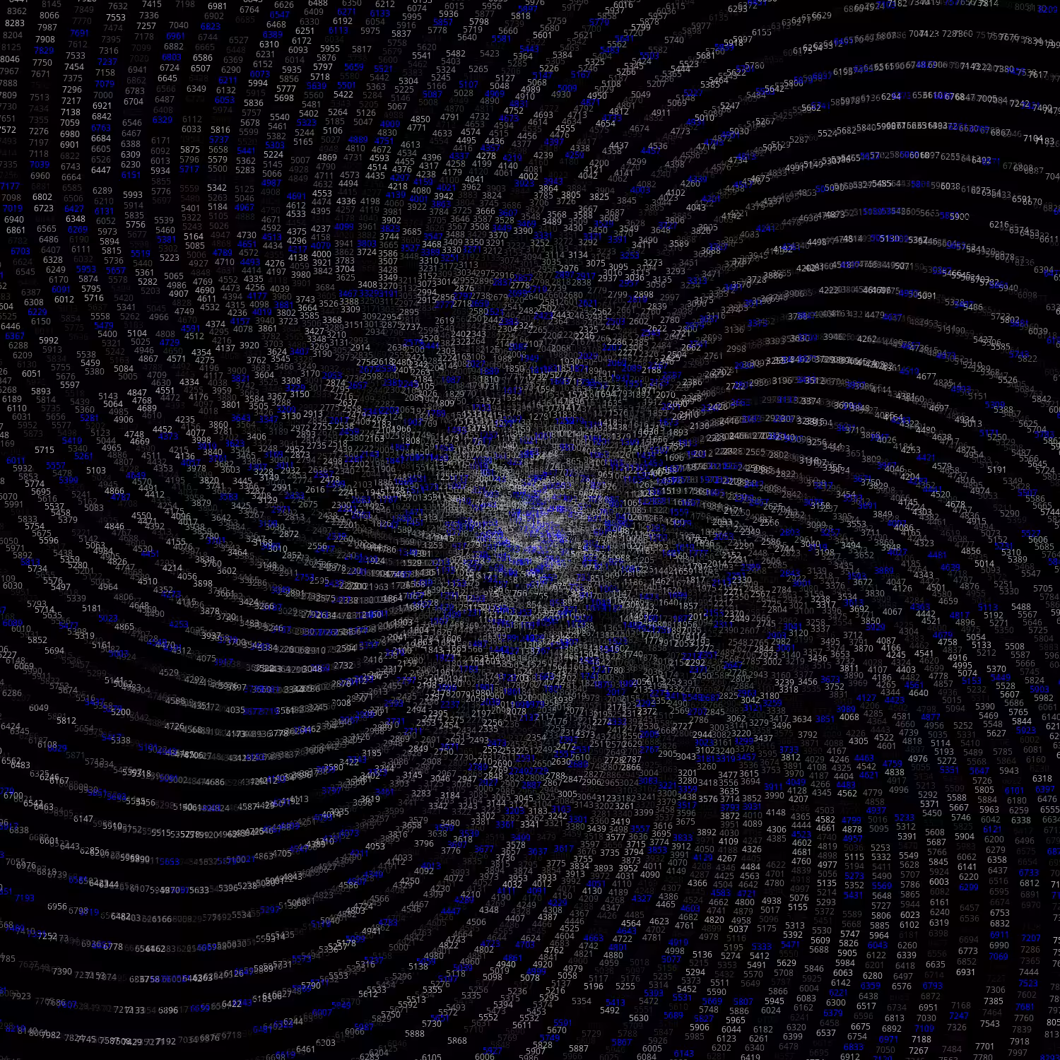 Polar Plot of Numbers #308
