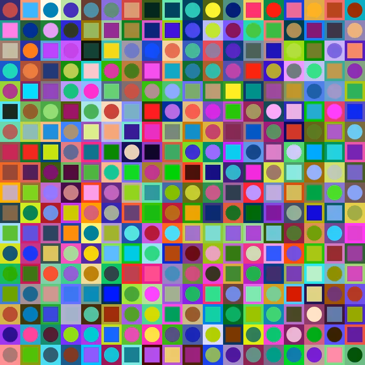 Square Dot Composition #179