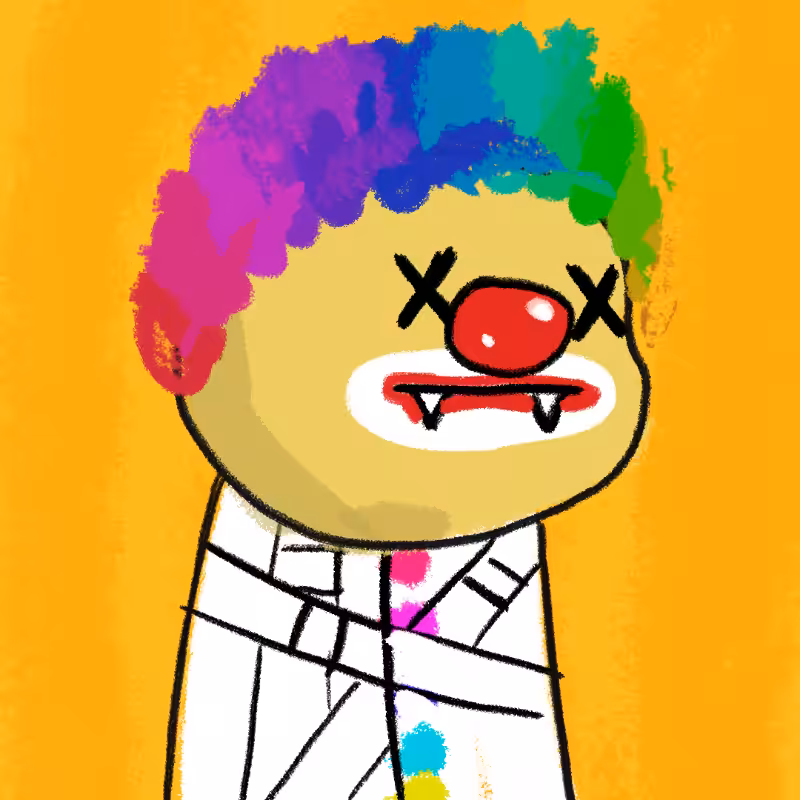 Peculiar clown #14