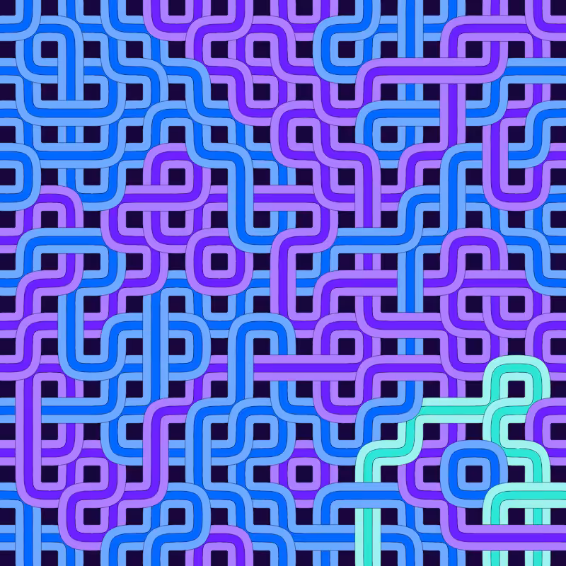 Bézier Truchet #124