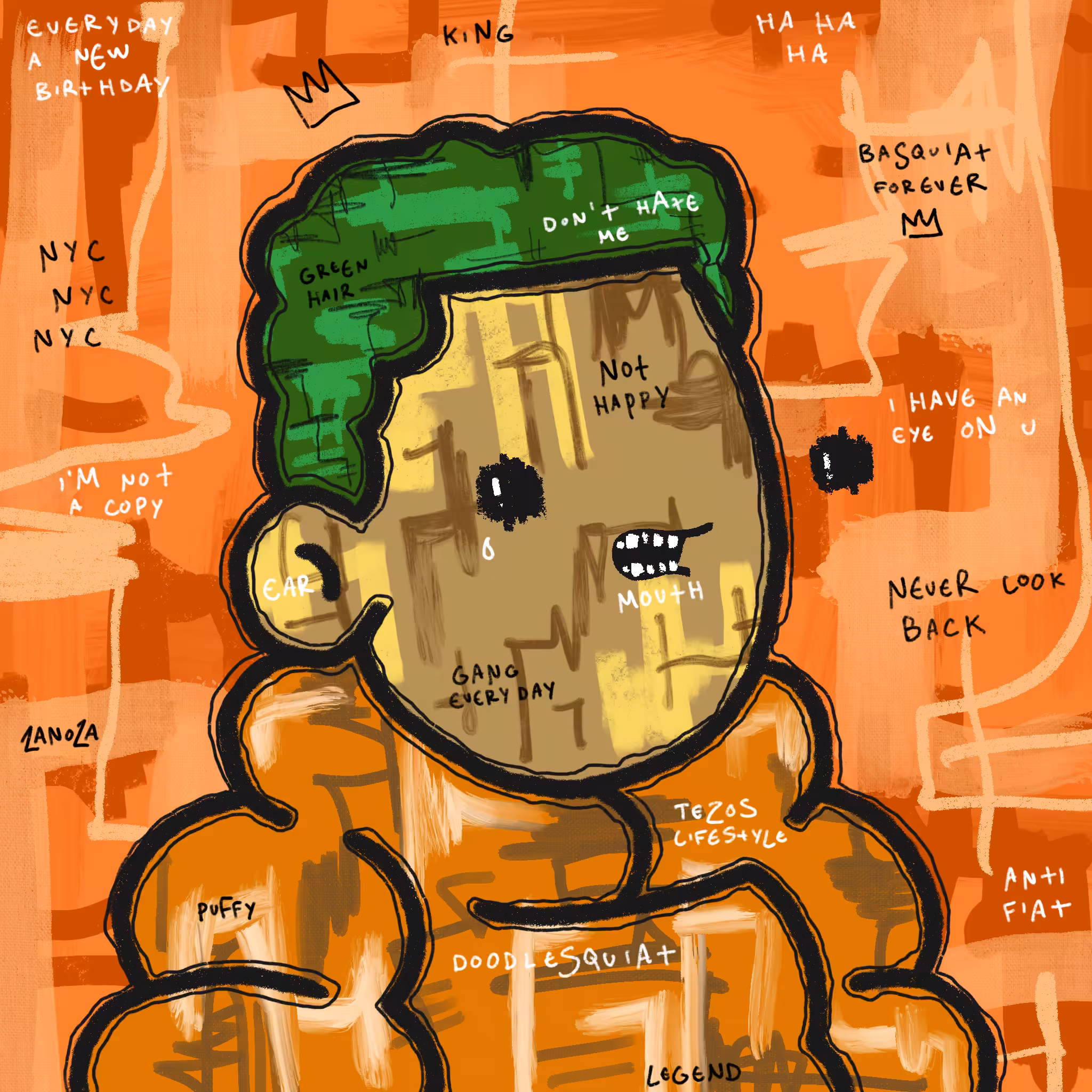 Doodlesquiat #66