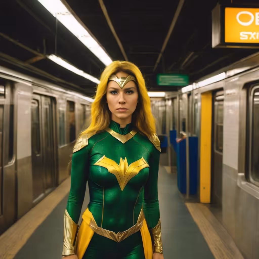 Subway superwoman
