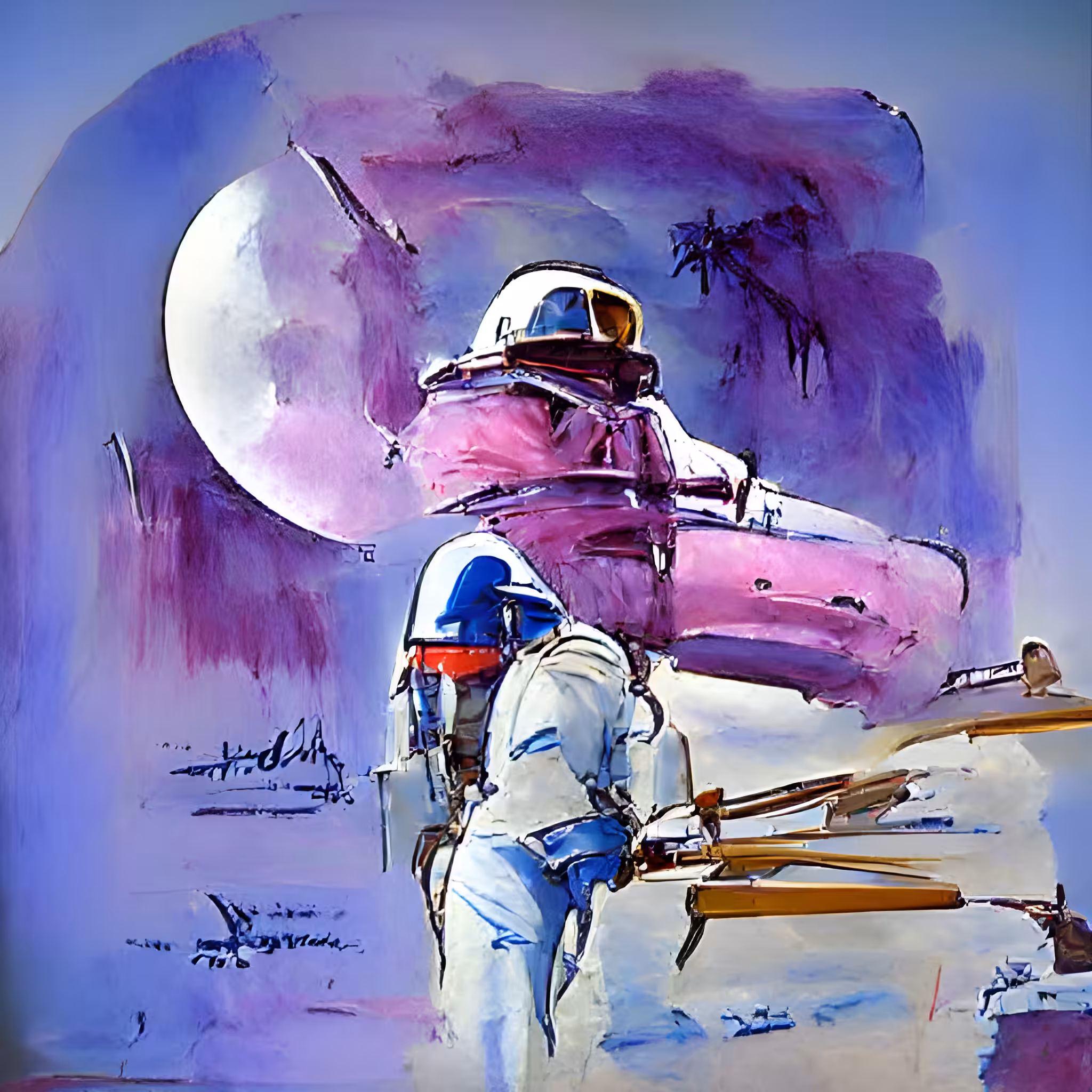 Onboarding on space ship