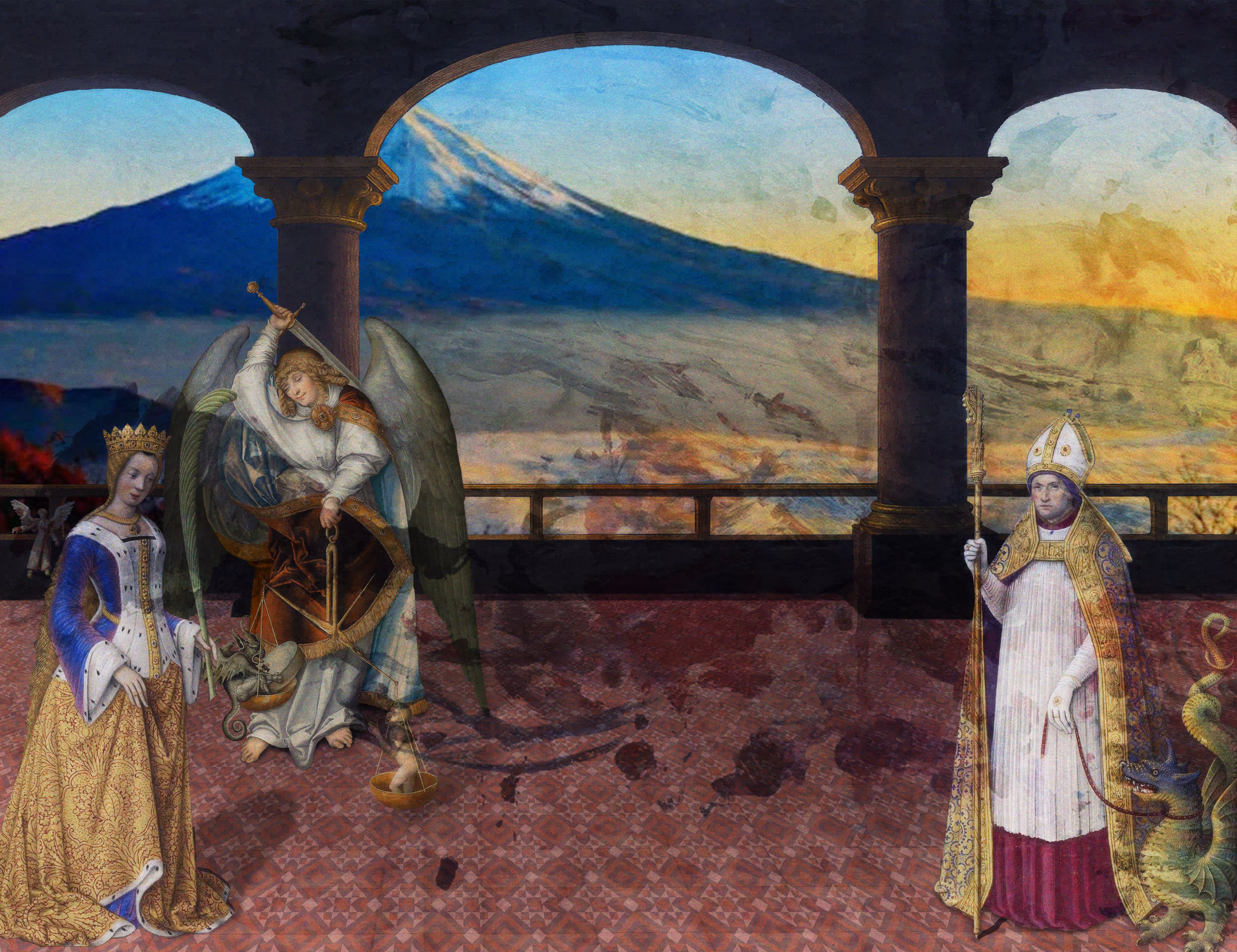 The Pilgrim’s Living Room Crucifixion; Mona Lisa Hyper-Gamble #131