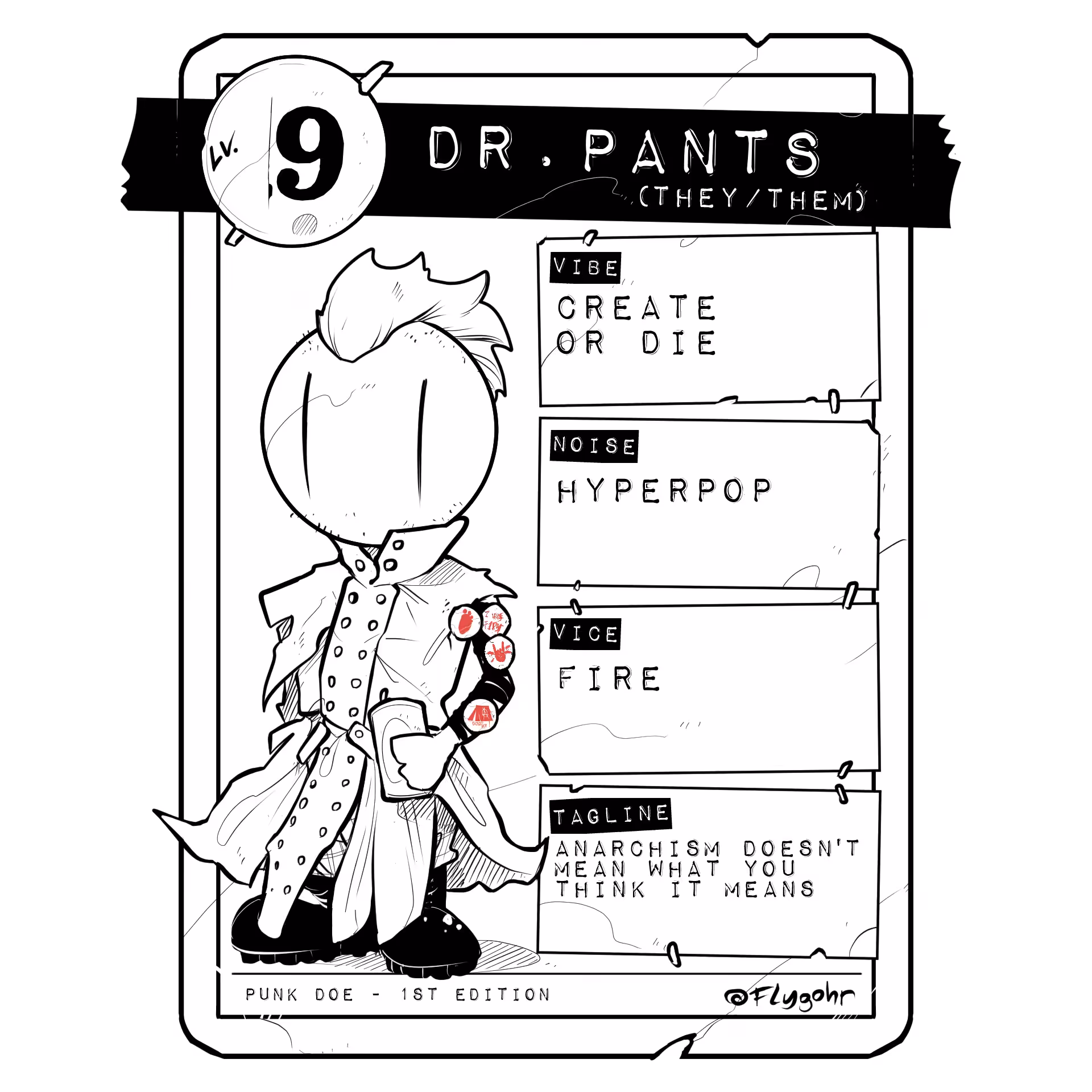 Lv.9 DR.PANTS | CUSTOM PUNK DOE #32