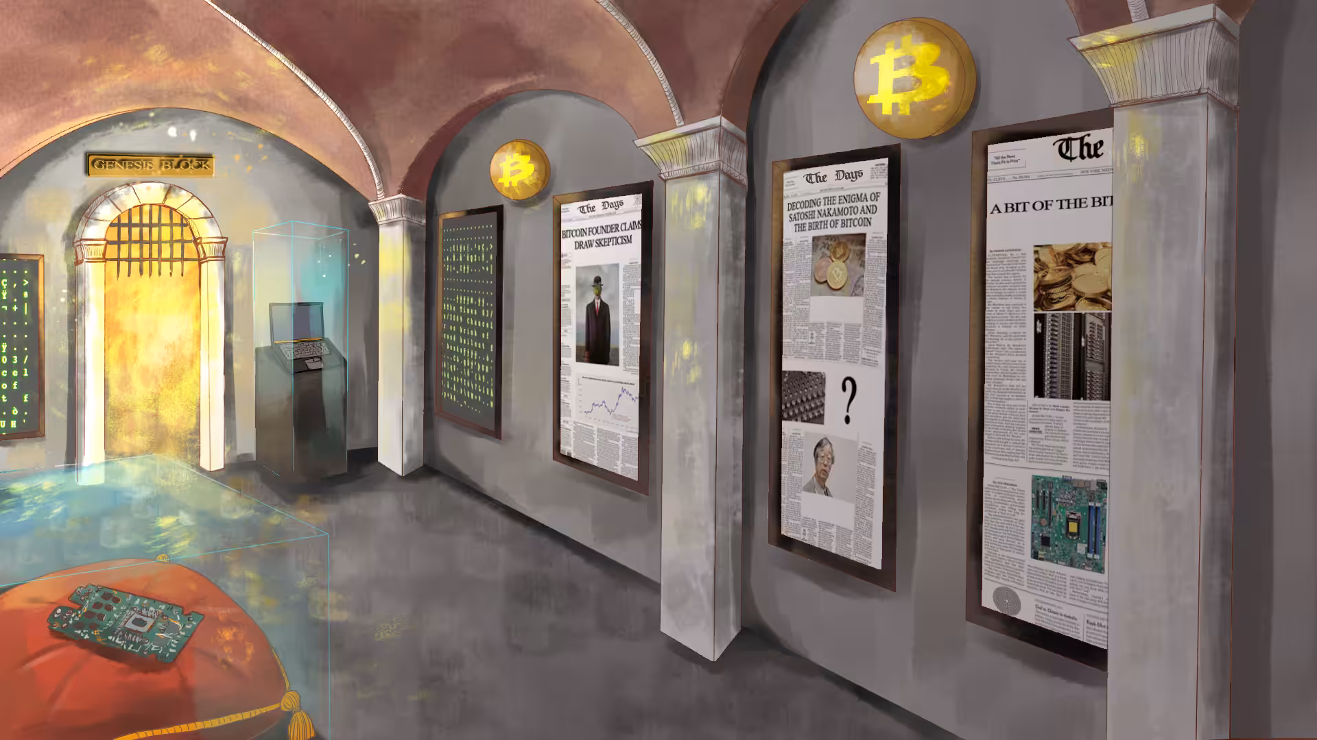 SATOSHI'S LOST FAUCET - Museum Lobby (-50n shills)