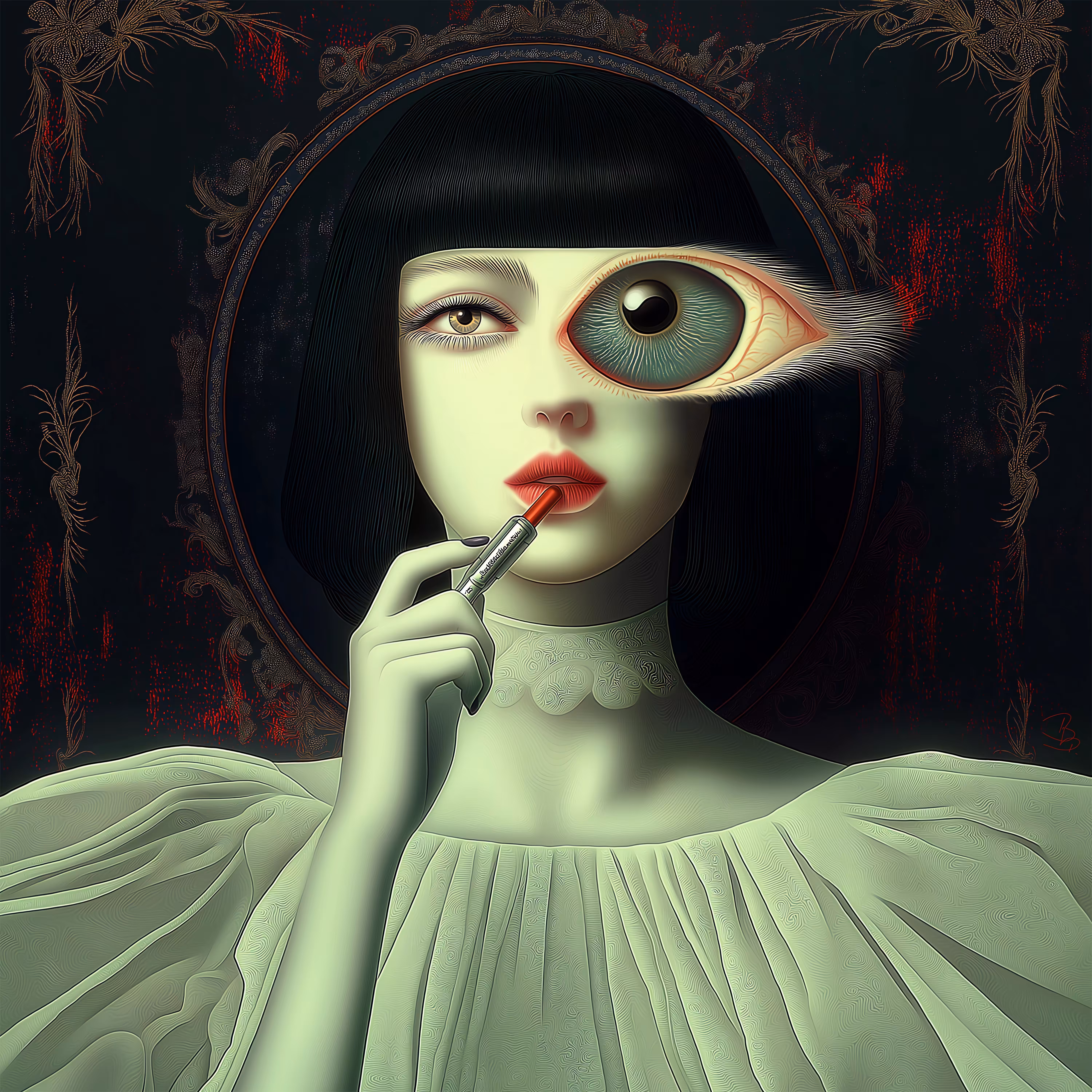 The Lady With Lipstick