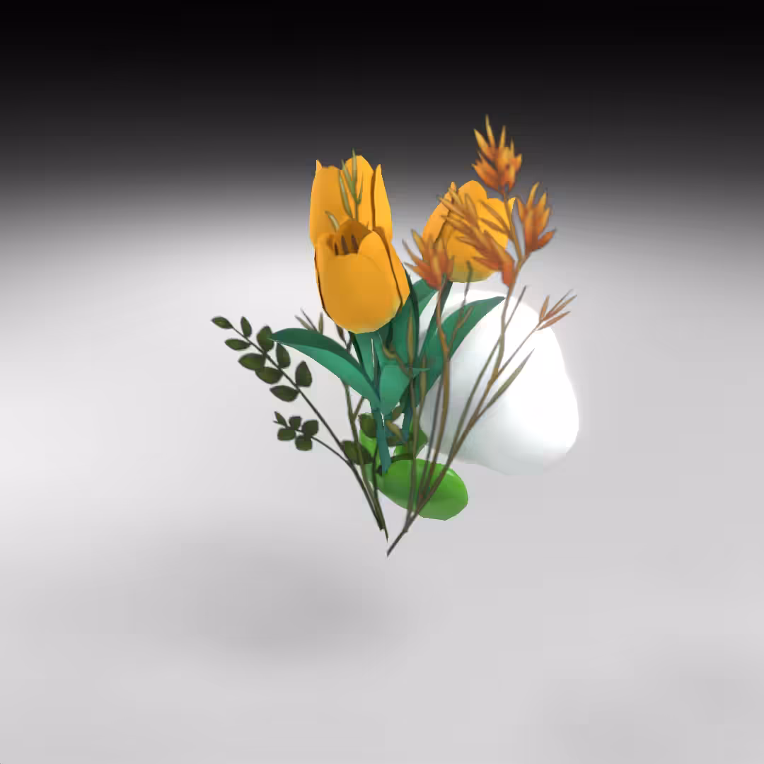 Hand-hacked Bouquet 104
