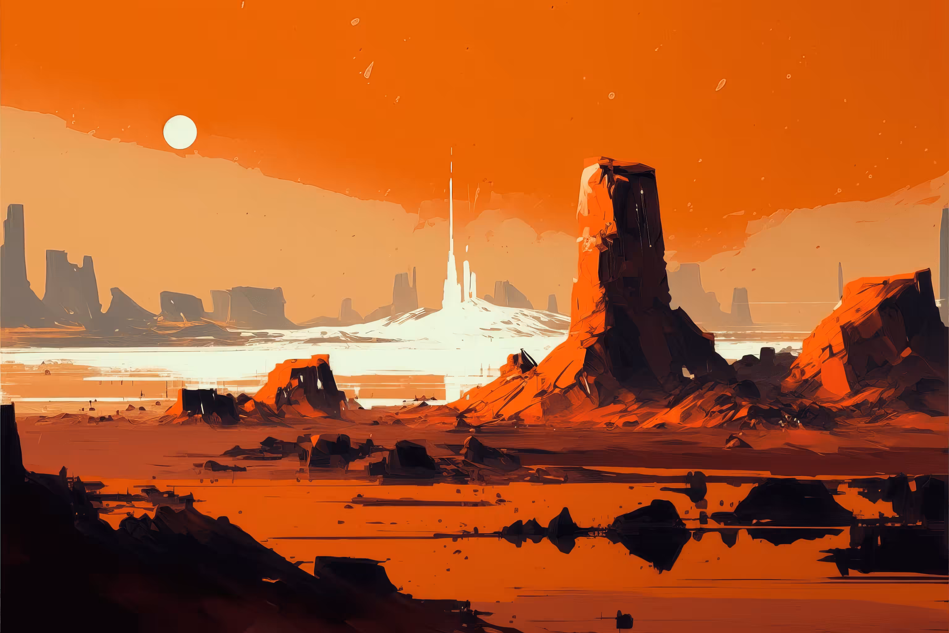 Martian Landscape #6