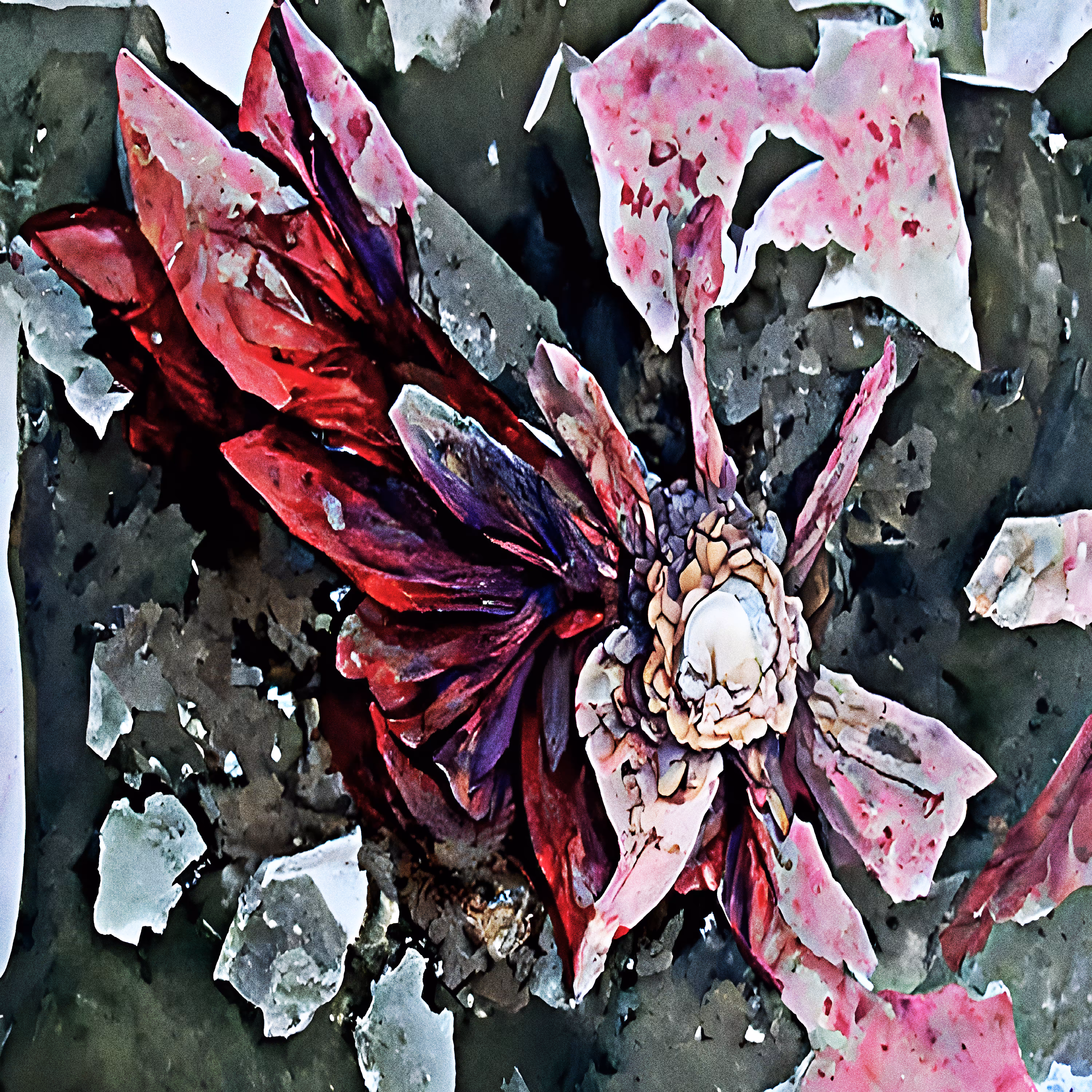 The flower near the end