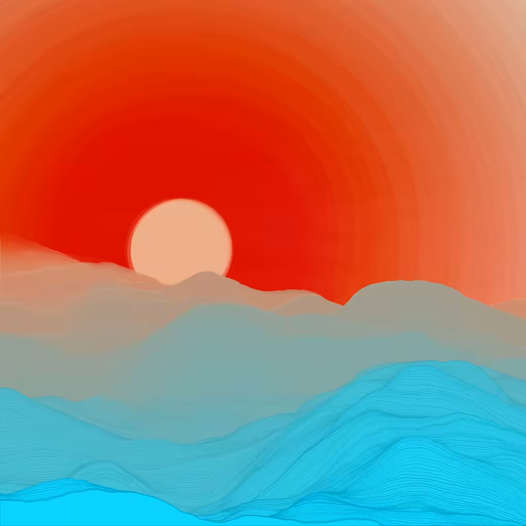 Valley at Dawn #90