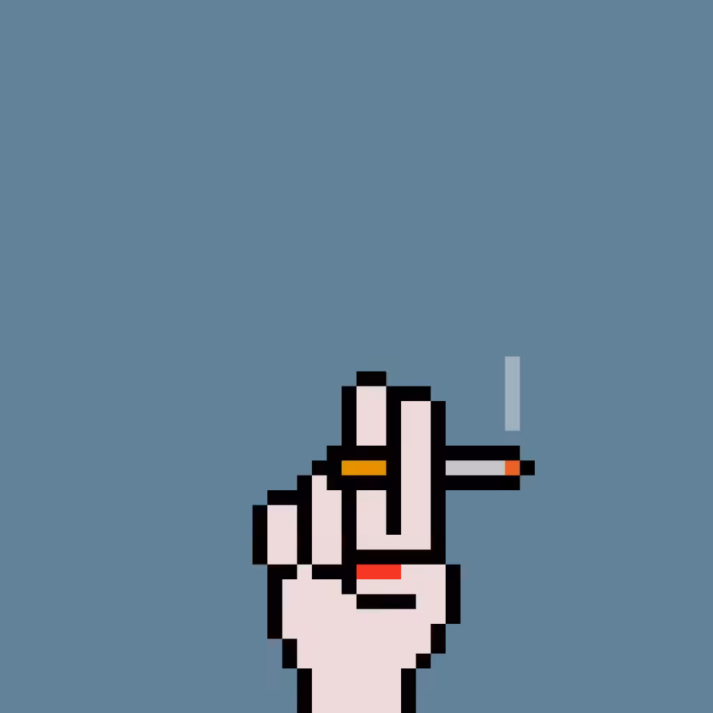 Punks Hands: Morning cig 🚬