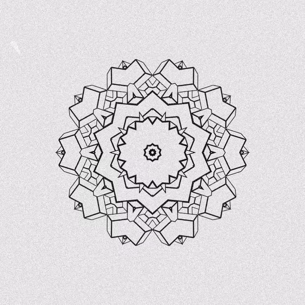 Monochrome Kaleido #324