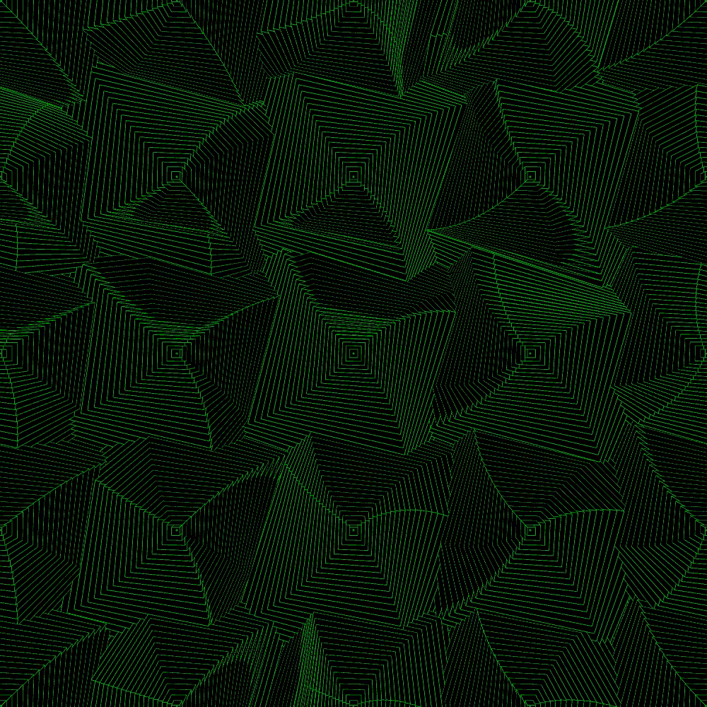 Irregular Pattern with Curves #3