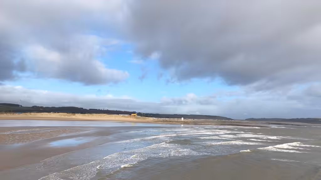 low tide