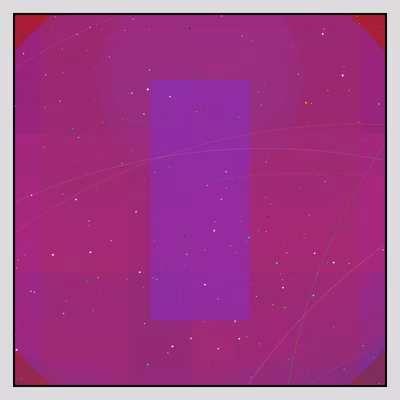 Color Field Starry B #244