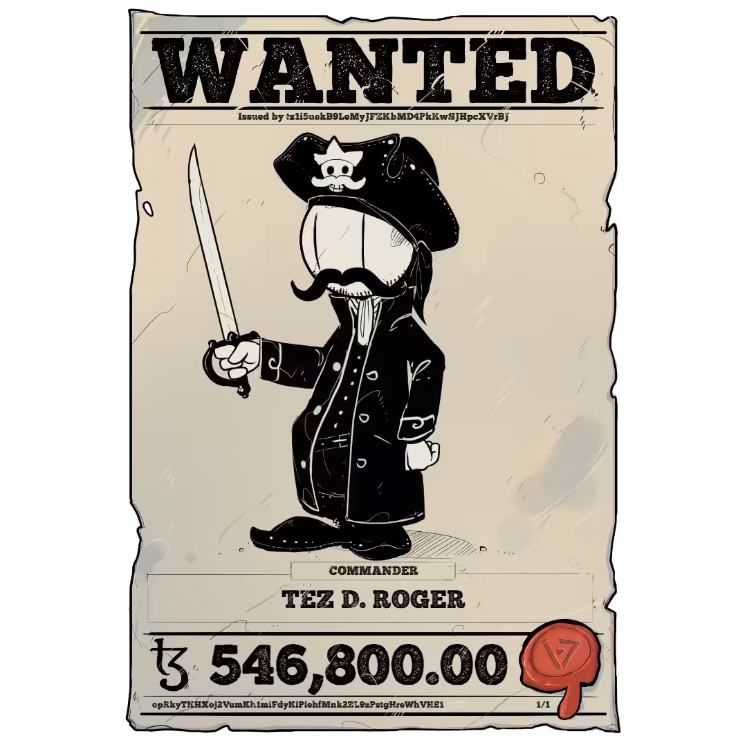 TEZ D. ROGER | TEZOSPIRATES LEGENDARY #2