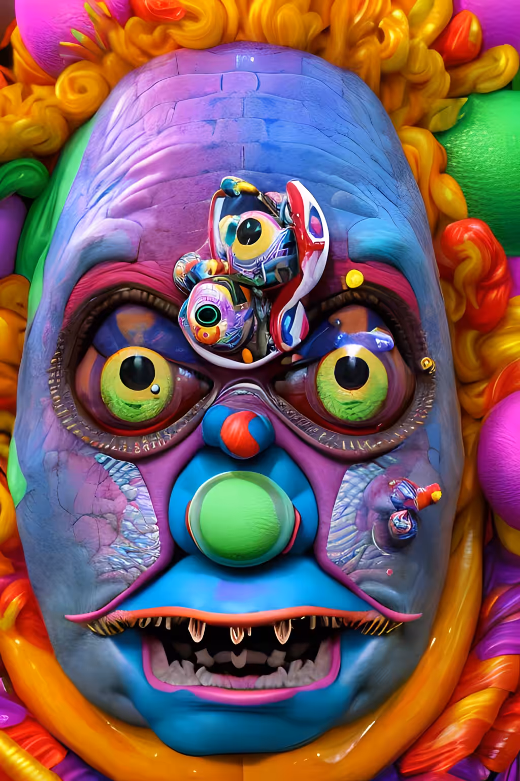 Distorted Faces: Distorted Face #32