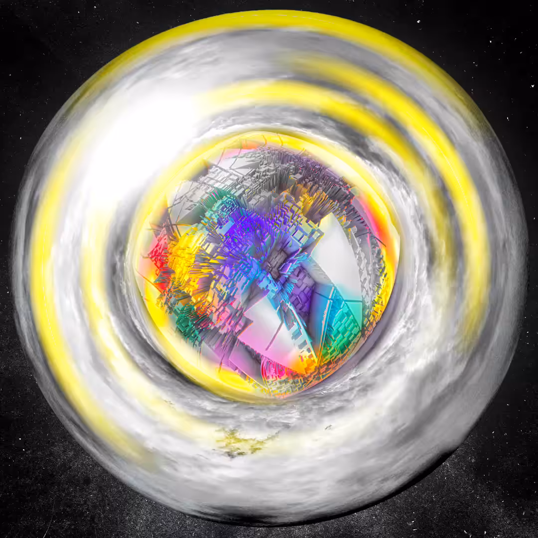 Disturbed Colors (Generative Trippy Crystal)