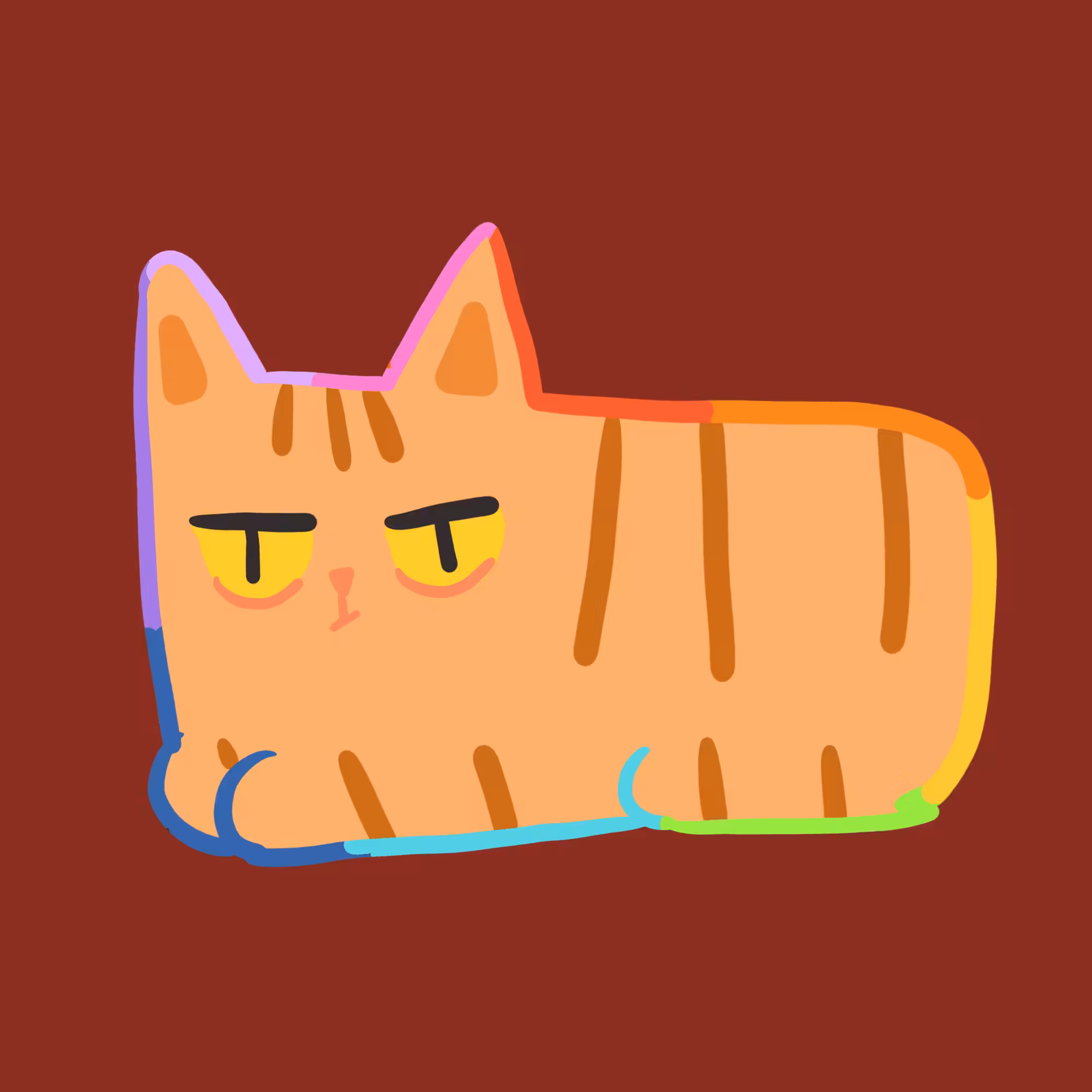 Sunny Orange Cat