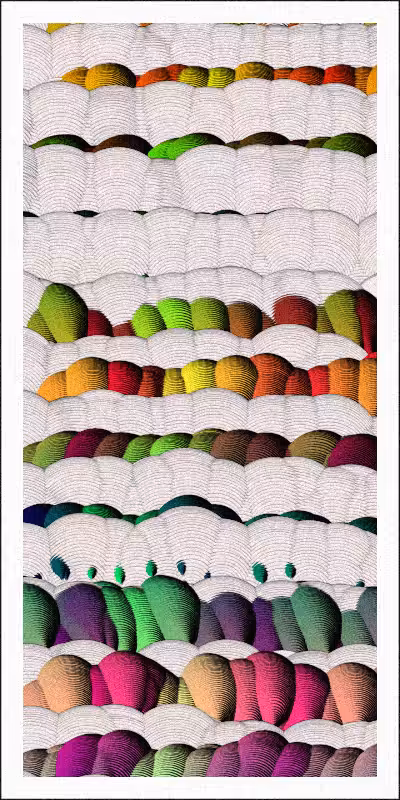 Balloon Field on Clouds #9