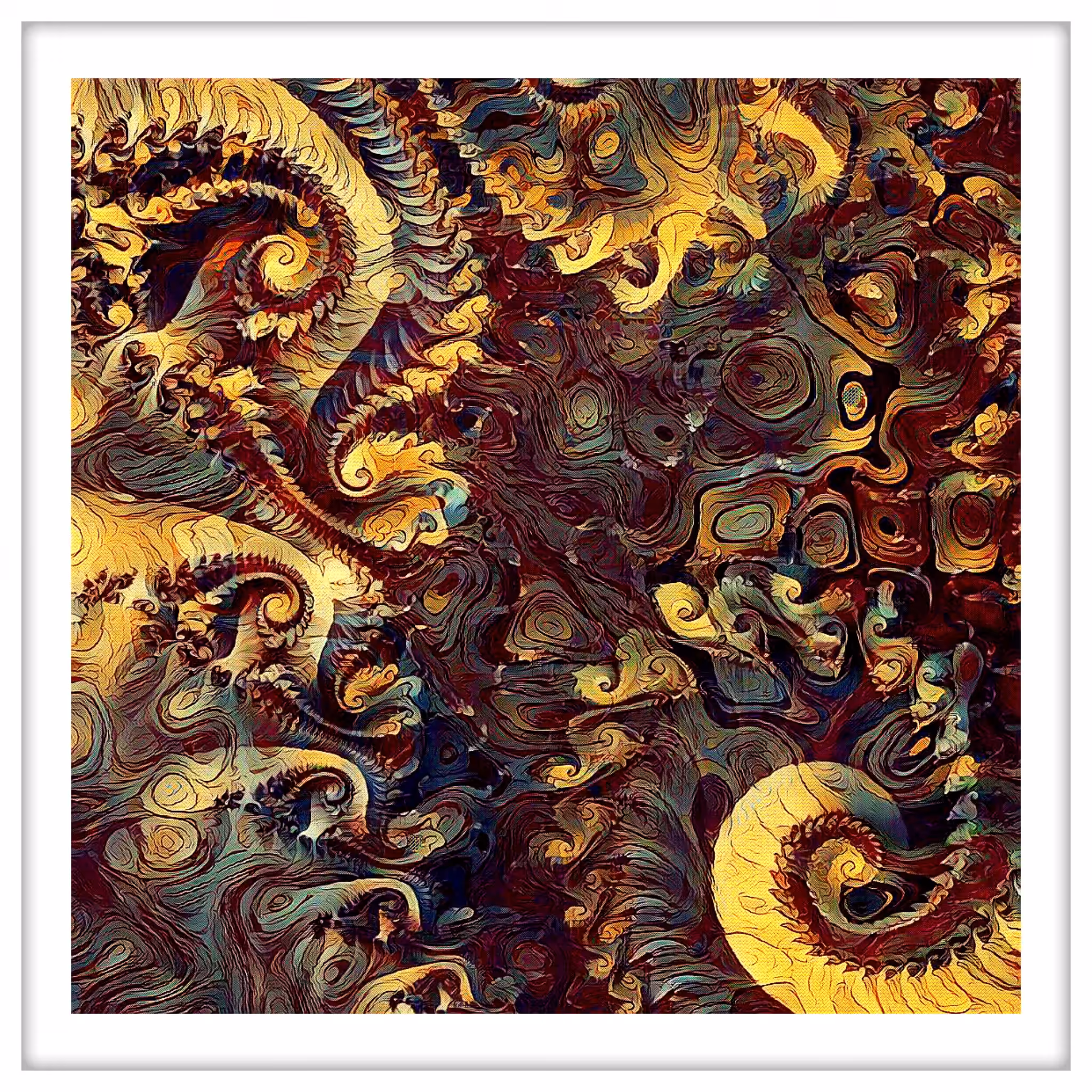 Engraving of Iranian art #7