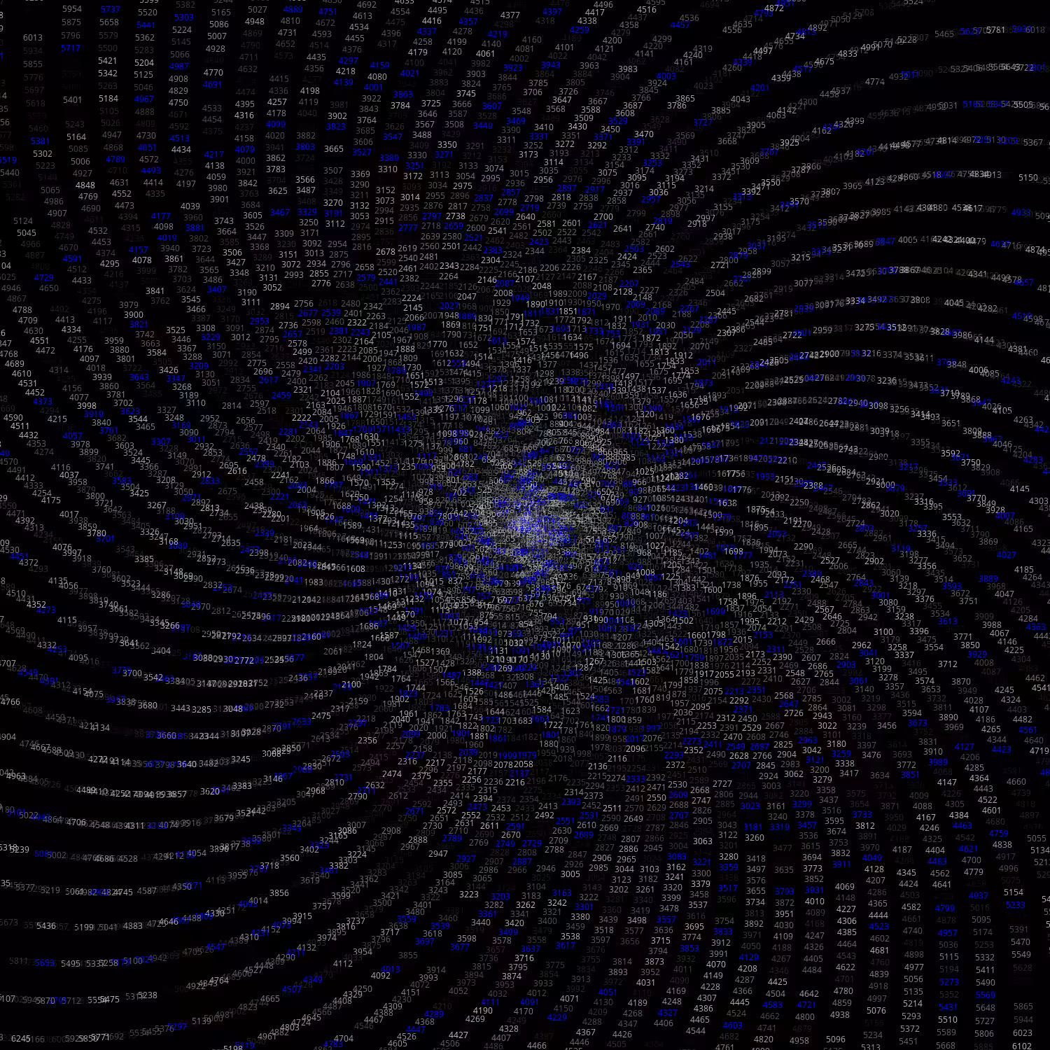 Polar Plot of Numbers #381