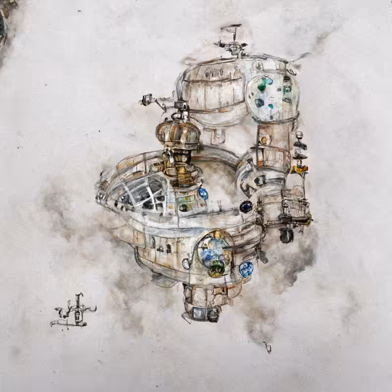 Utopian Space Castles #69
