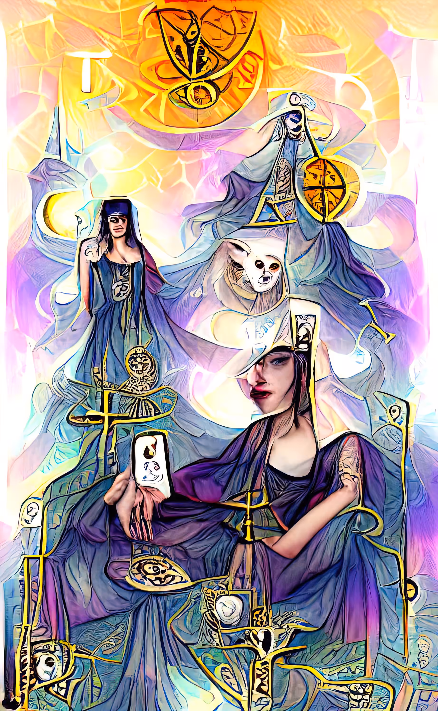 AI Tarot - The High Priestess