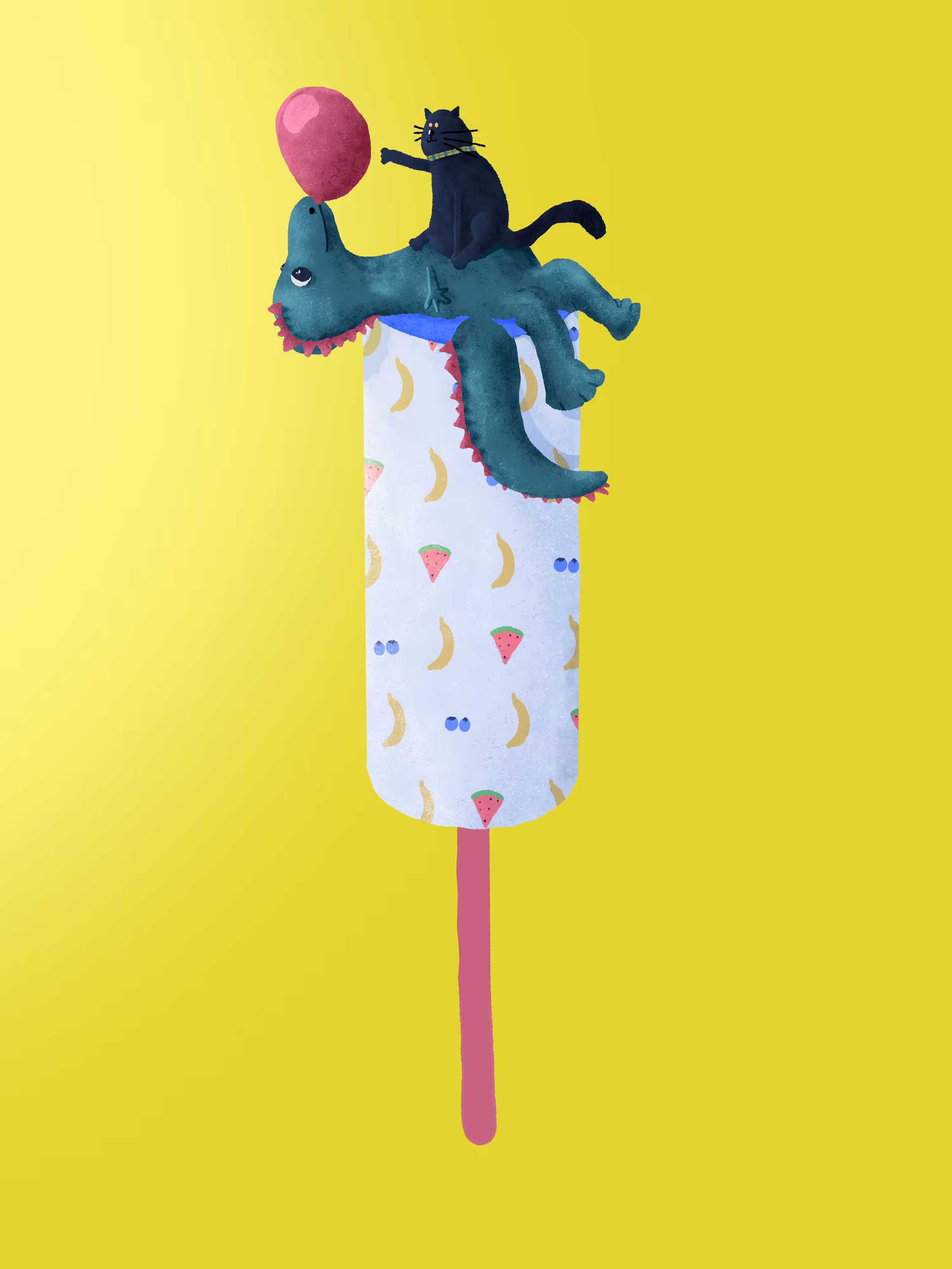 banana berry melon