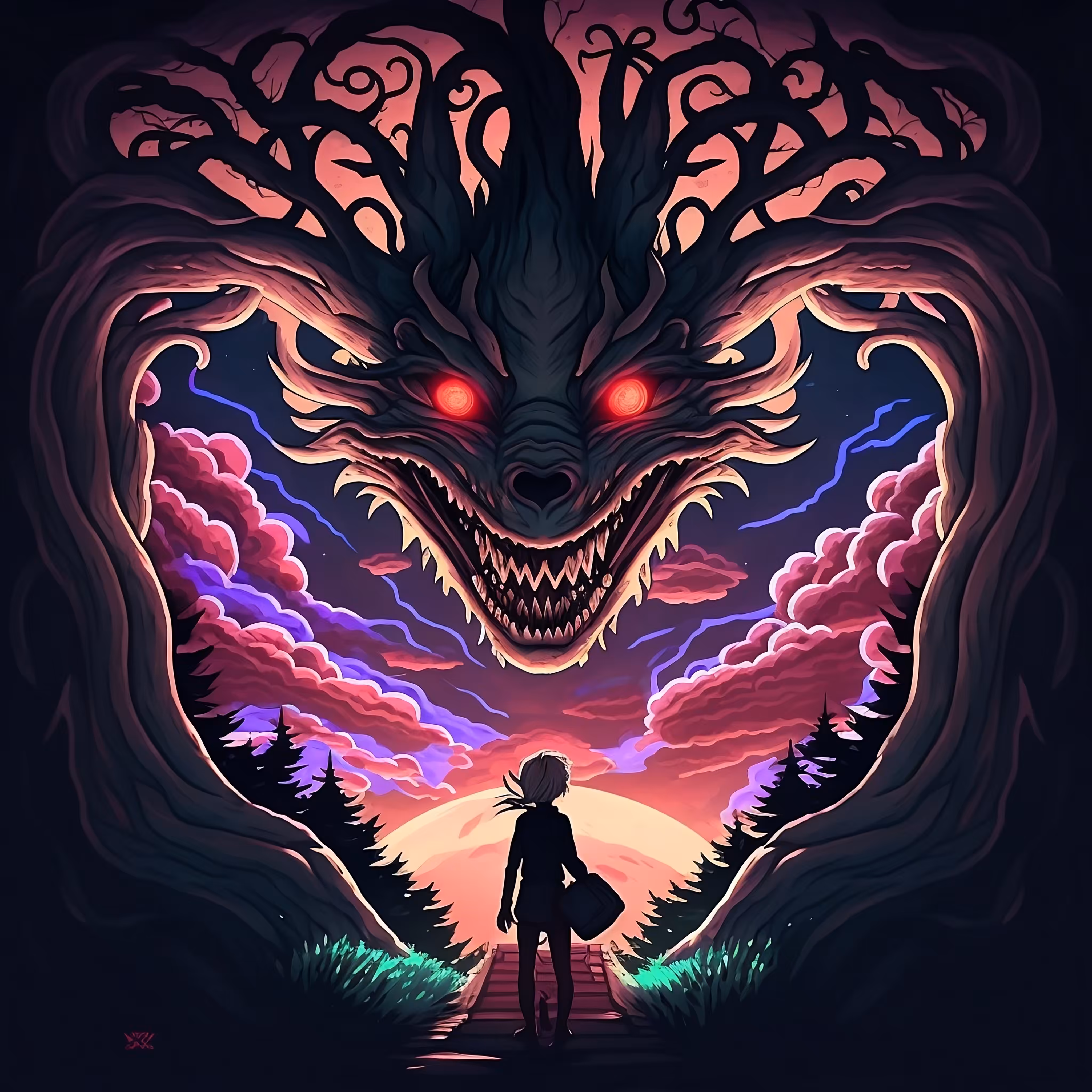 The entrance to the world