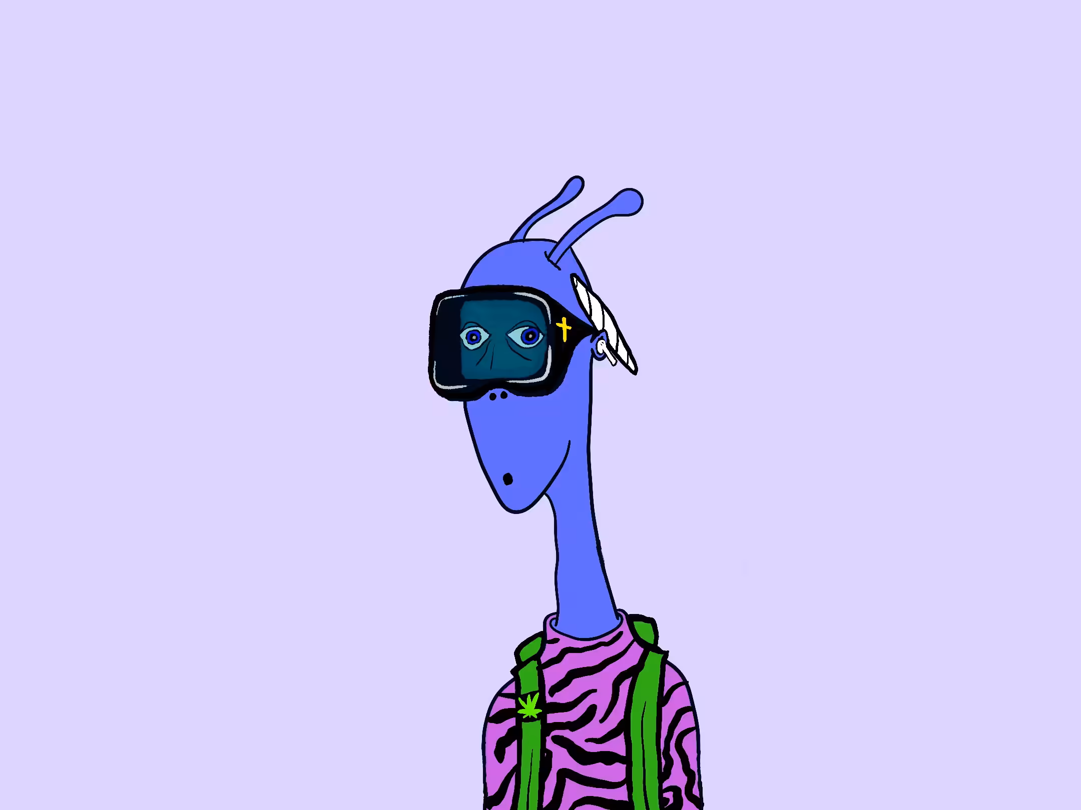 Alien weed being 