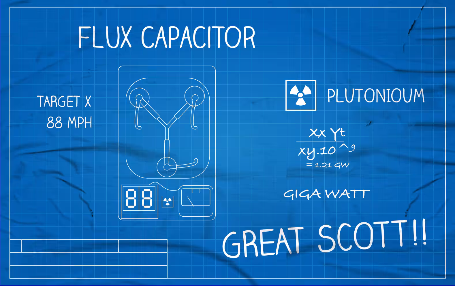 Flux Capacitor Blue Print