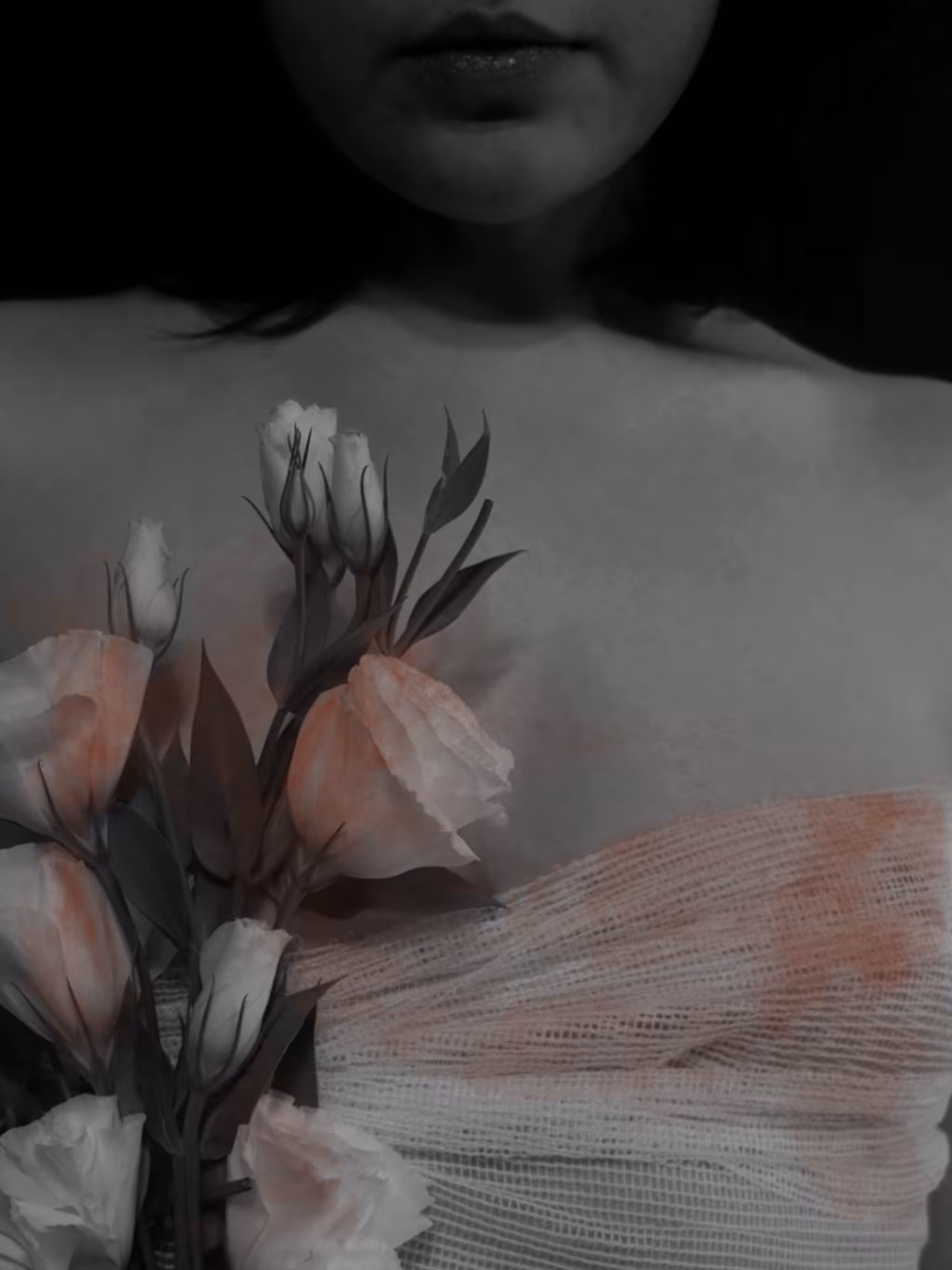 Bloody white rose 4
