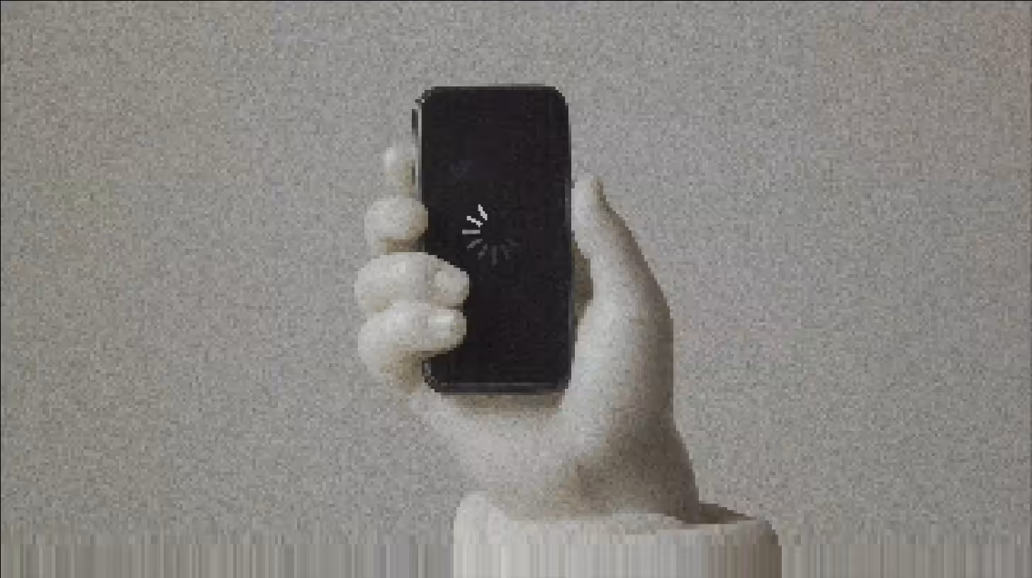 When your phone is still loading