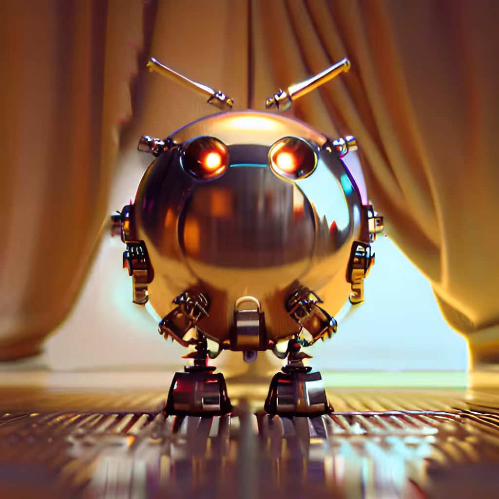 Golden Robotic Apples #71