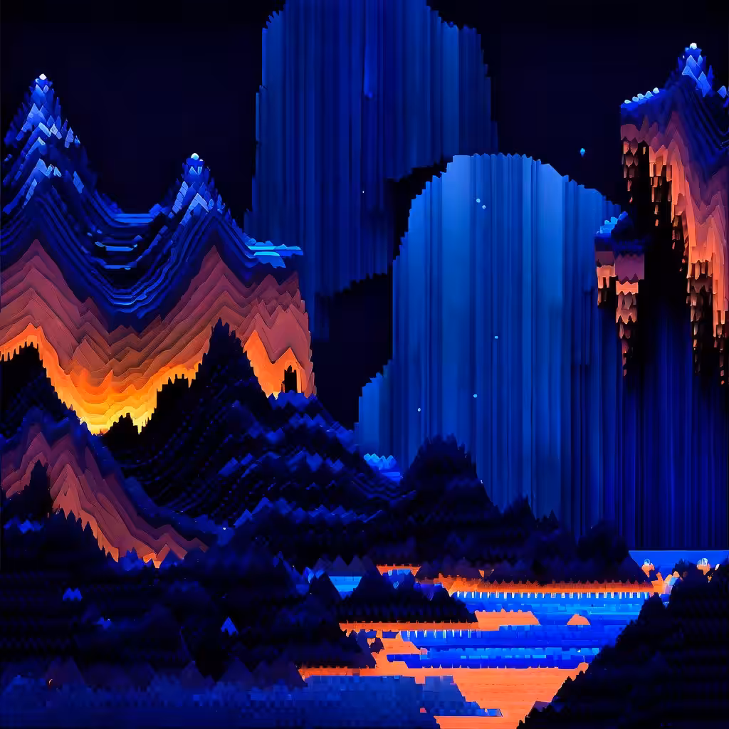 Mountains in depth --X--> [ ] 9