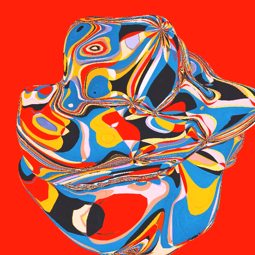 Chromacounterpane #6: frond