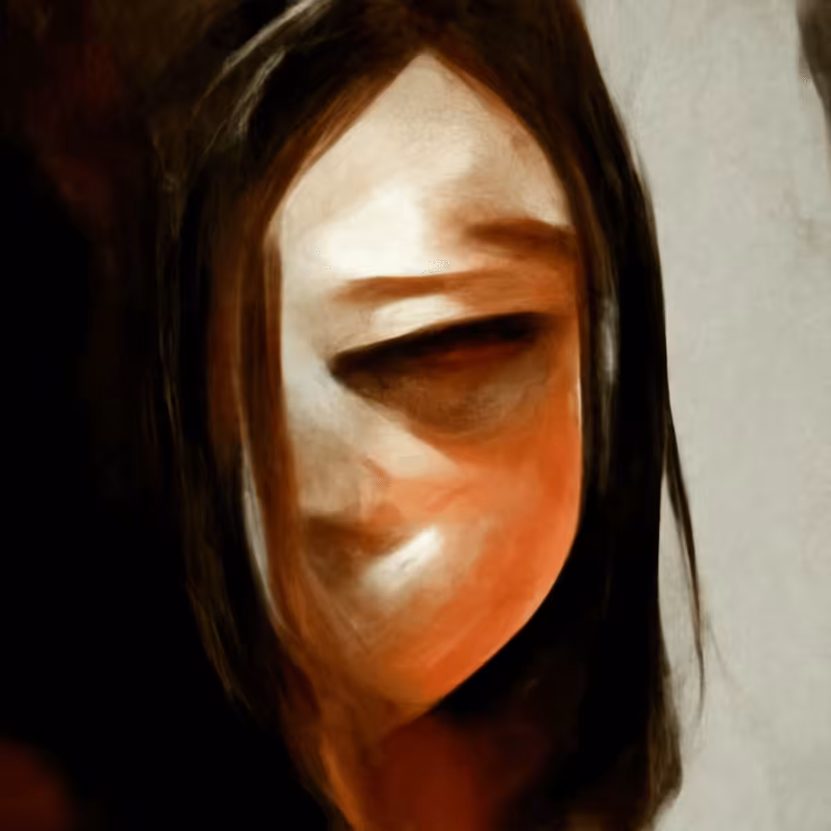 A girl reading manga