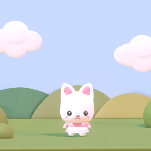 baby cream cat #1 bibie-chan