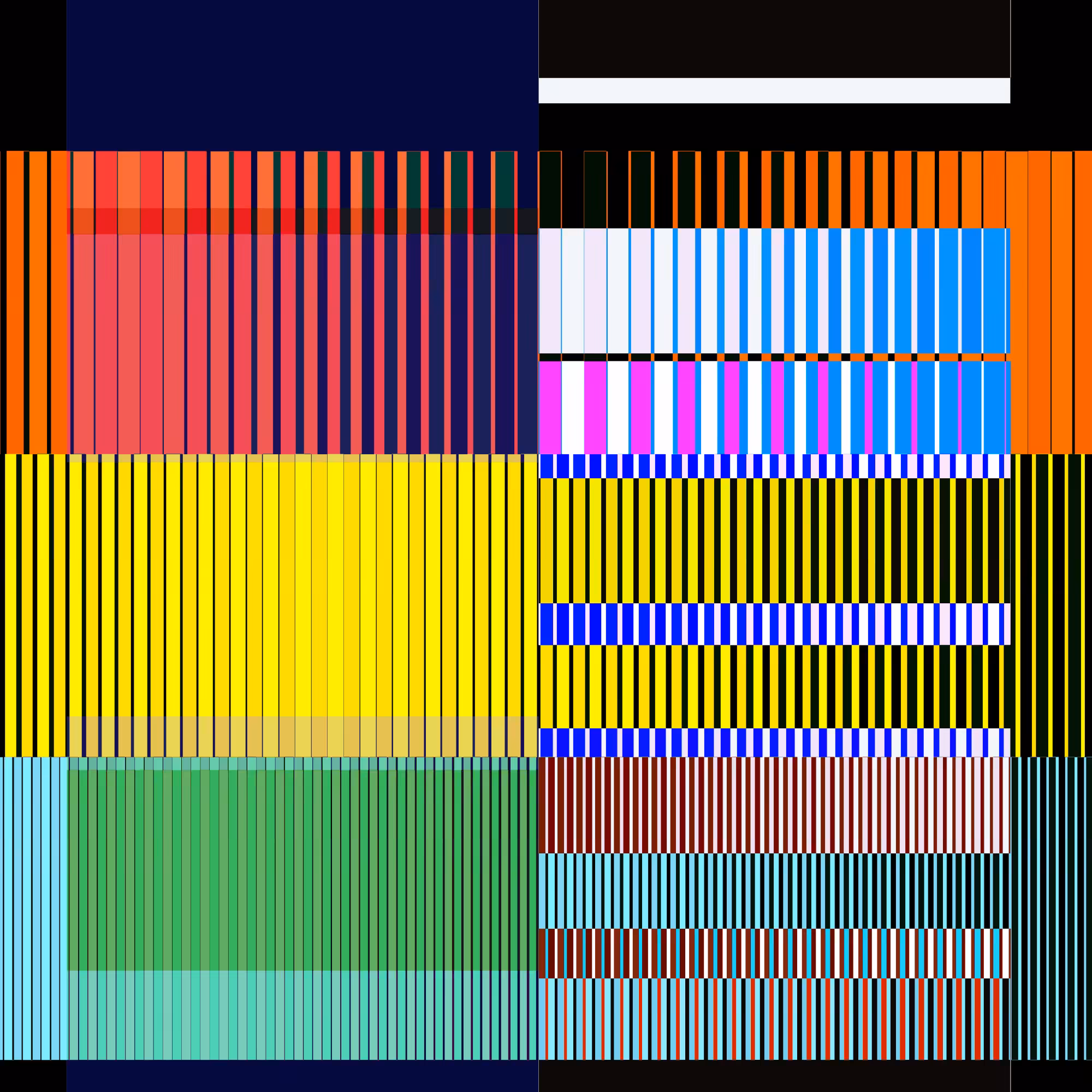 Glitchometry Stripes #89