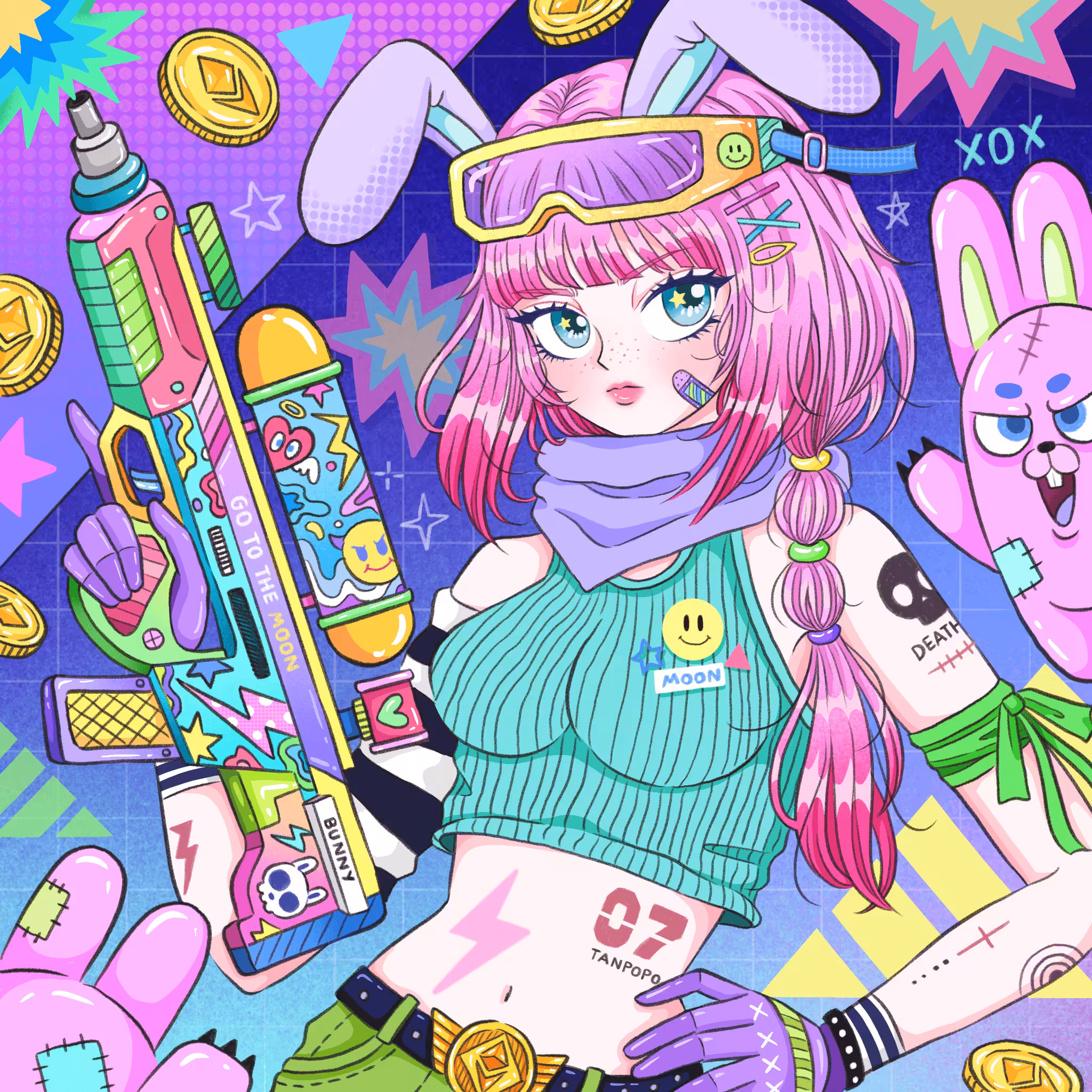 ANIME GIRL NO.07 ( EPIC ) ETHEREUM HUNTER