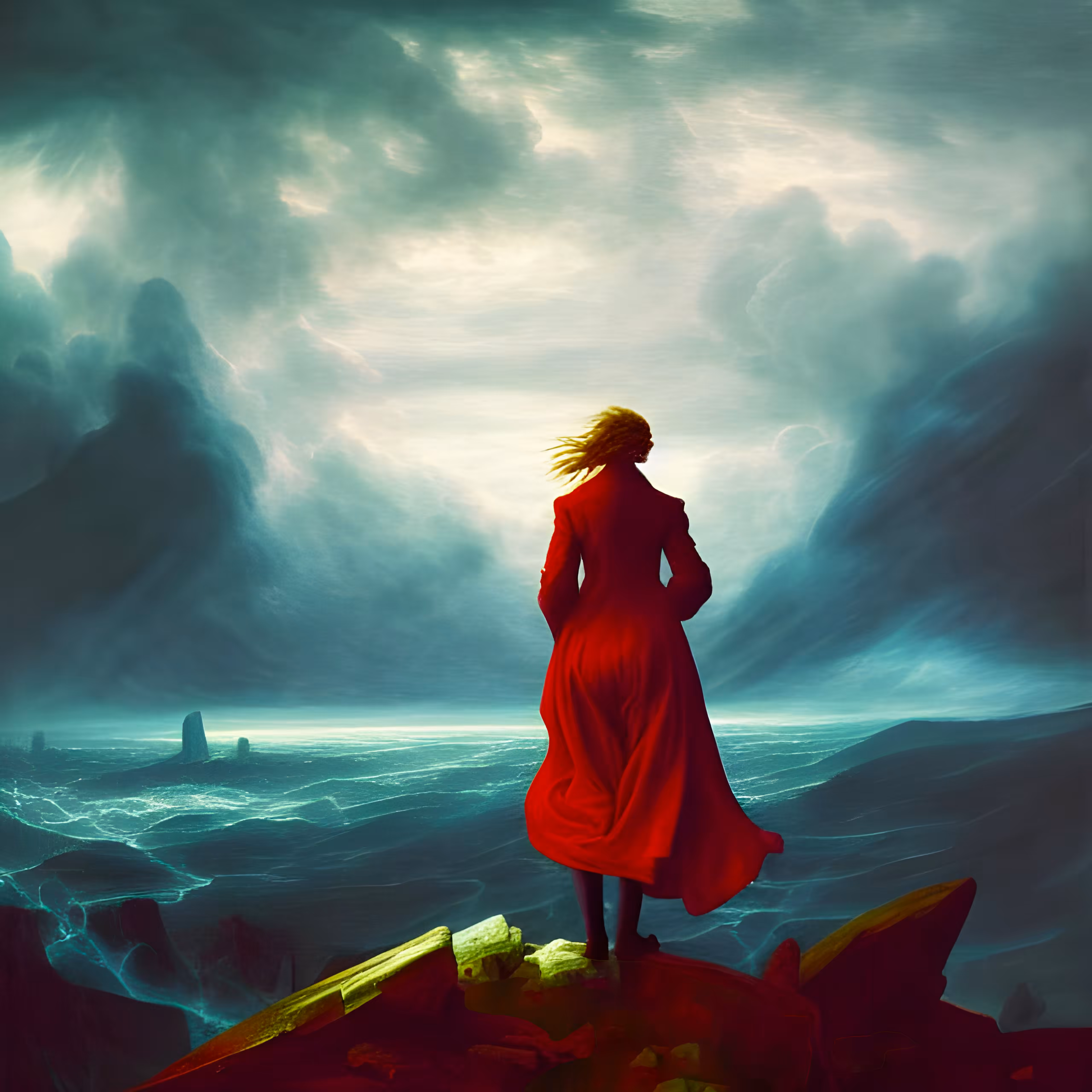 Woman In Sadness